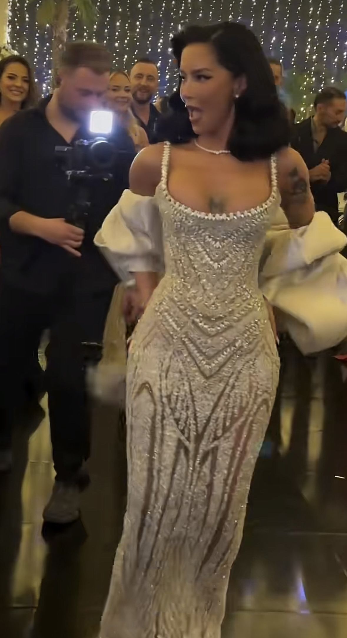 Sexy Mermaid Straps Champagne Sequin Long Prom Dresses Inspiration Prom Dress Senior Graduation Dress RB938