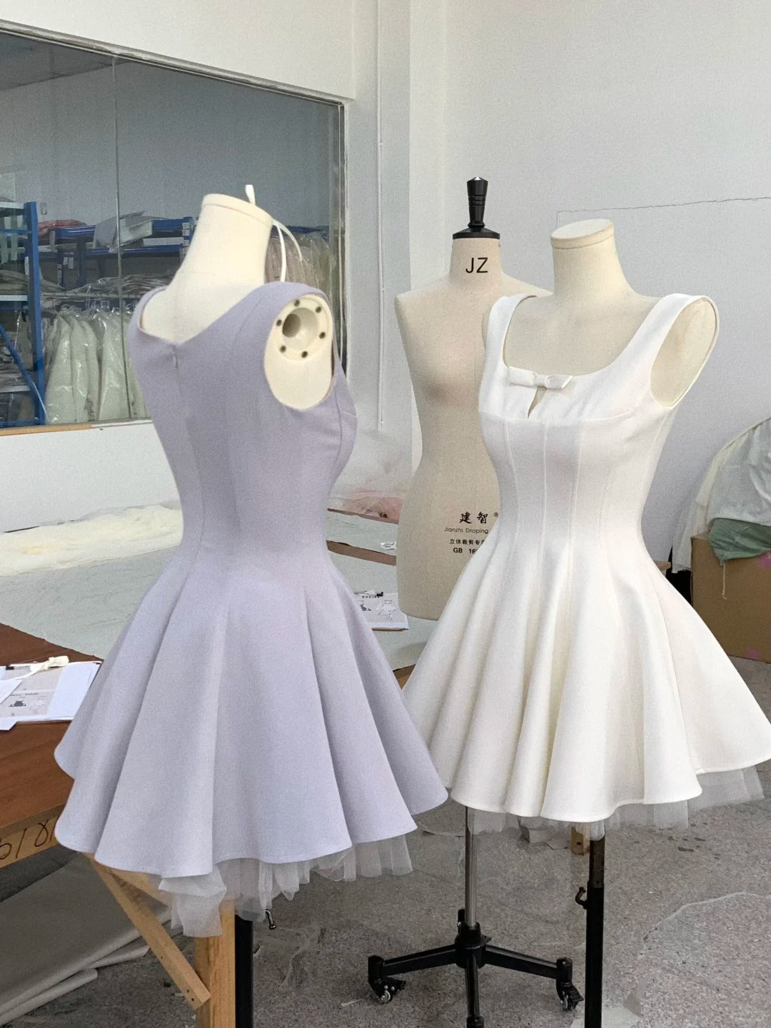 Classy Square Neck A-Line Party Dress 16th Birthday Outfit RF01020