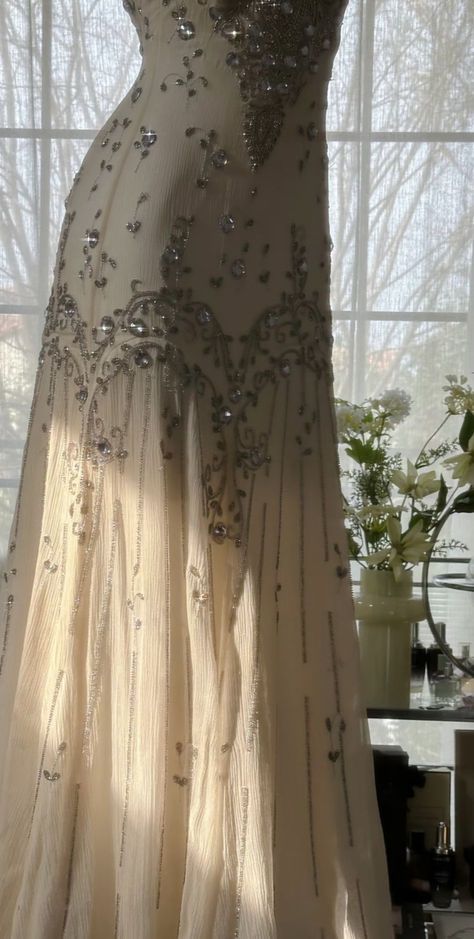 Shiny Beaded Chiffon Ball Dress for Party Spaghetti Strap Backless Evening Dress RF0399