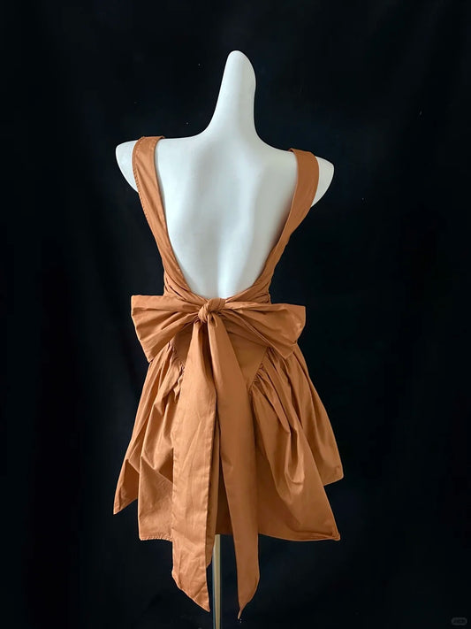 Sweet Orange Square Neck A-Line Satin Slit Short Prom Dresses Homecoming Dress RF0696