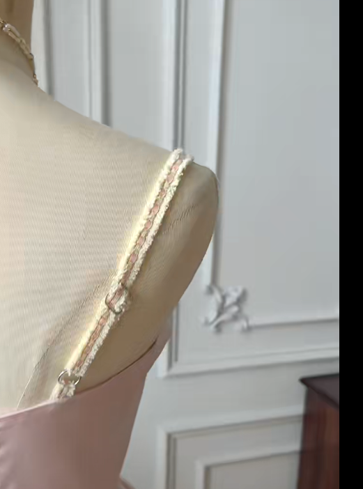 Cute Spaghetti Straps A-Line Lace Satin Short Prom Dresses Homecoming Dress RF0767
