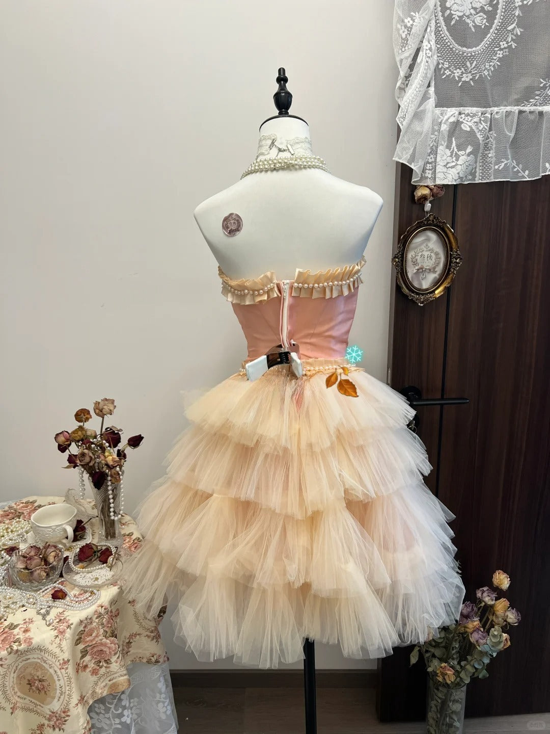 Gorgeous Sweetheart Neck A-Line Tulle Short Prom Dresses Sweet Homecoming Dress with Bow RF0968