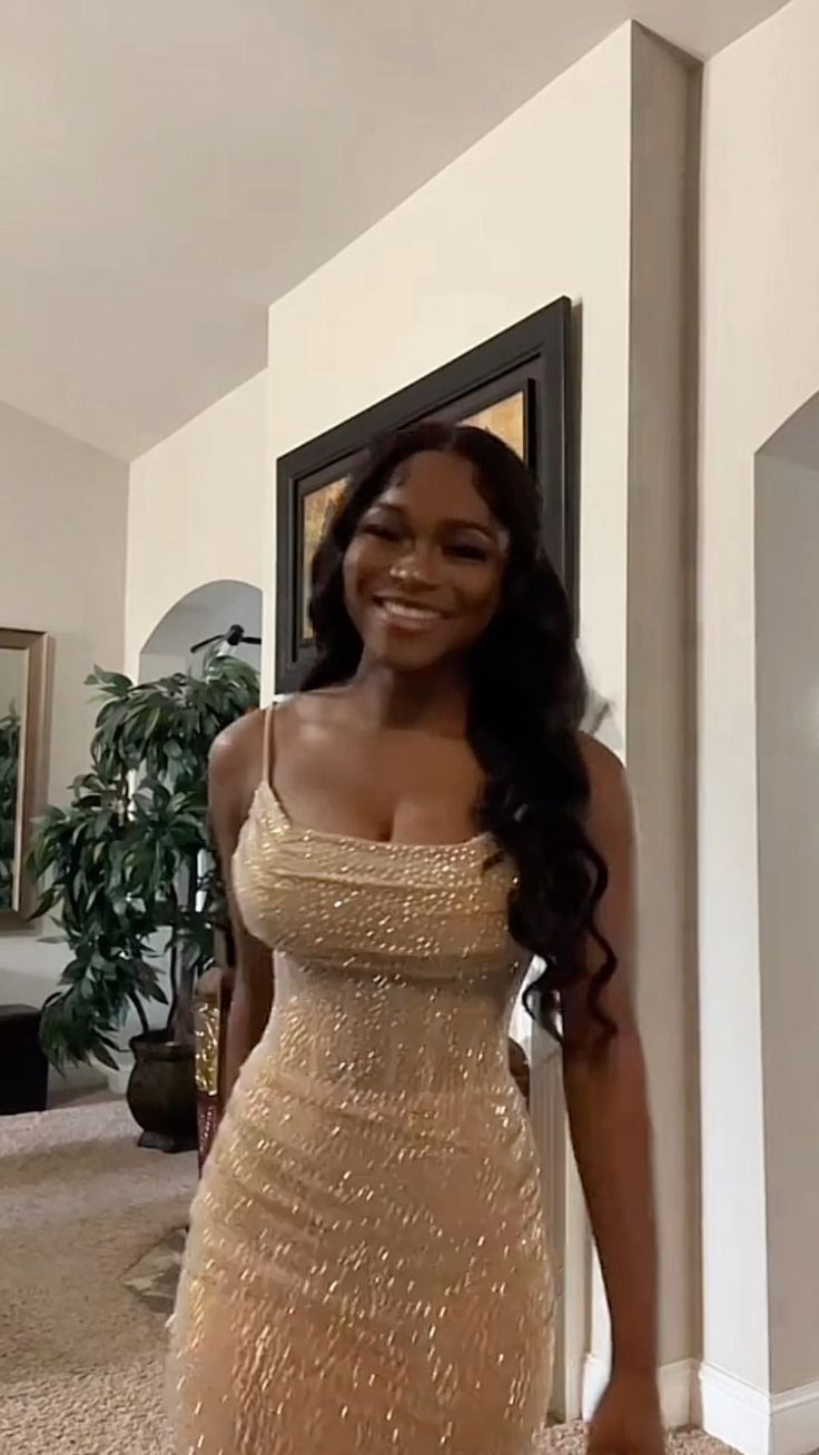Timeless Mermaid Spaghetti Strap Champagne Sequin For Women Party Dresses Long Formal Prom Dresses 22th Birthday Gown AB1341