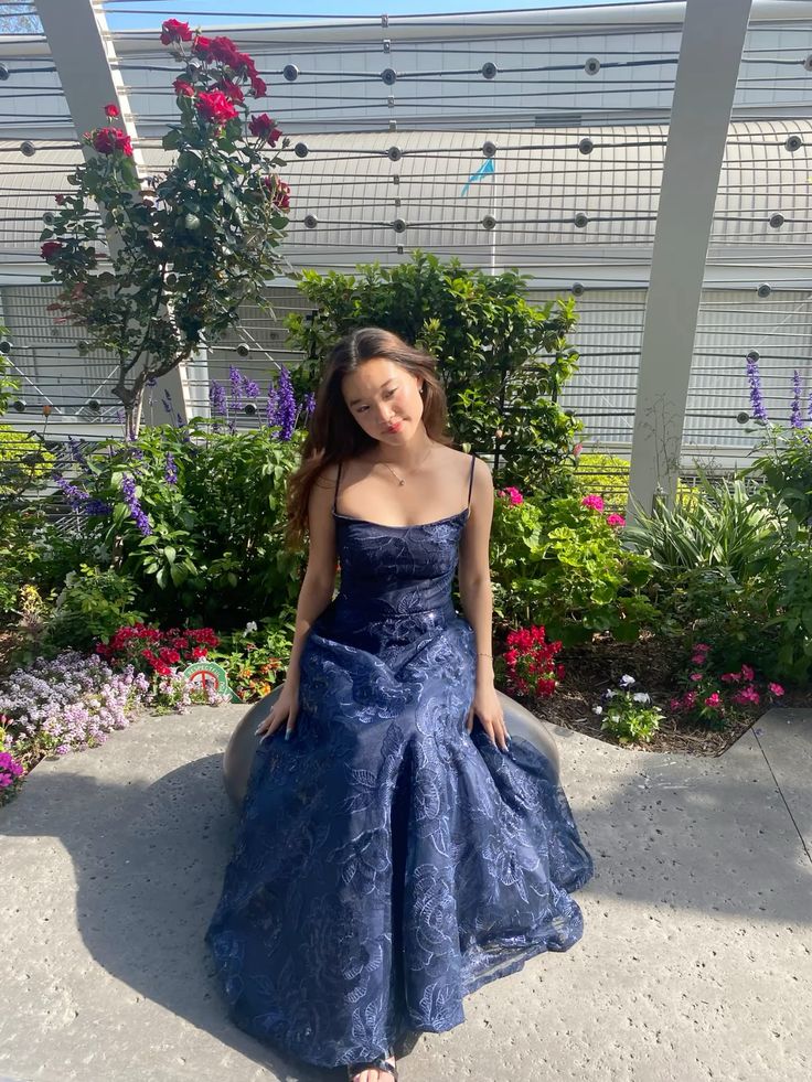Elegant Mermaid Spaghetti Straps Navy Blue Lace Long Prom Dresses Formal Party Gowns Vestidos De Dia AB564