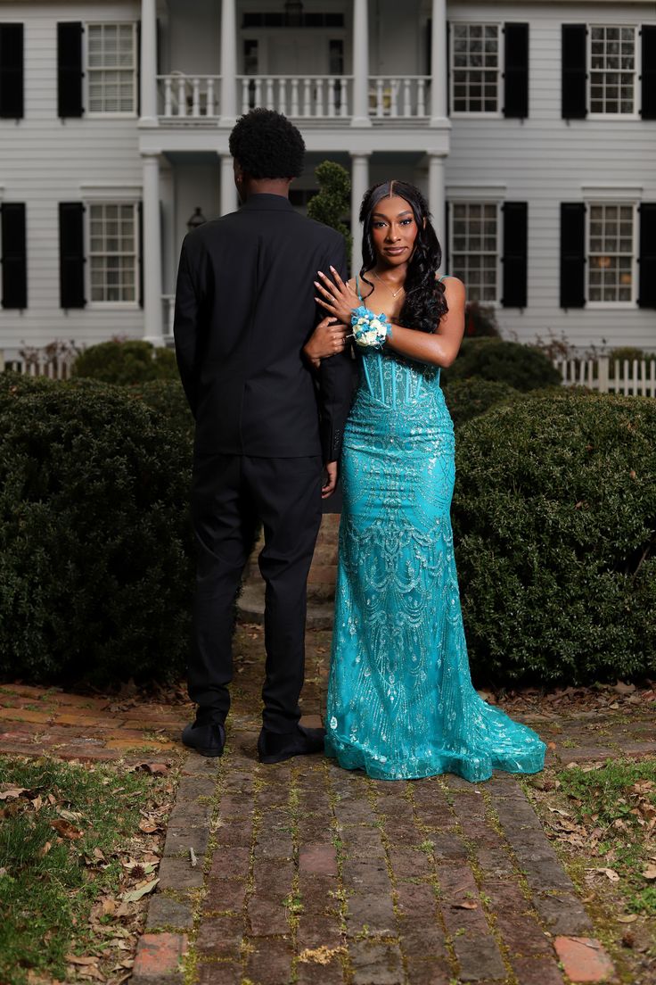 Sexy Mermaid Spaghetti Strap Blue Lace Long Prom Dress Graduation Formal Dresses For Teens N1103