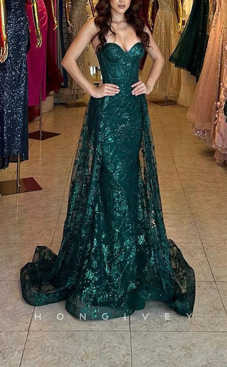 Satin Glitter Sweetheart Strapless Sleeveless Sequined Appliques Party Prom Evening Dress AB650