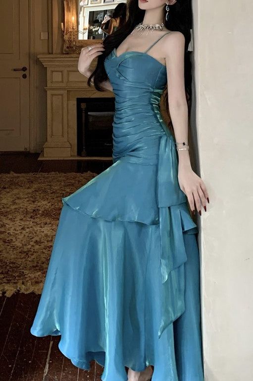 Simple Mermaid Sweetheart Burgundy Prom Dress, Burgundy Party Dress AB954