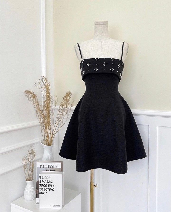 Cute A Line Spaghetti Strap Black Homecoming Dresses Knee Length Grad Hoco Outfits RB4626