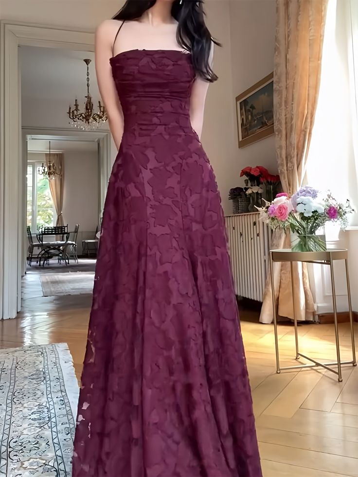Spaghetti Strap Sheath Wedding Guest Dresses, Lace Rust Red Prom Formal Dresses AB1845