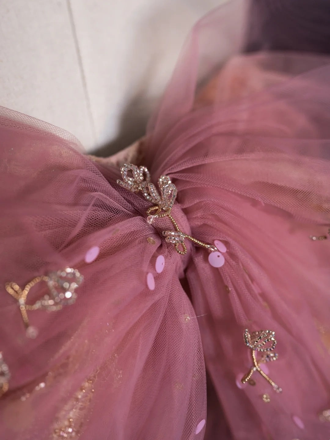 Retro Sheath Sweetheart Pink Lace Tulle With Bowknot Party Dresses Prom Dresses Impress Senior Formal Dance Dress N958