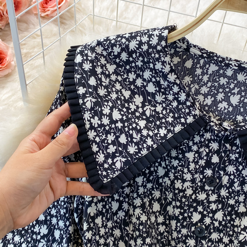 Sweet Long Sleeve Dress A Line Fashion Dress RF0301
