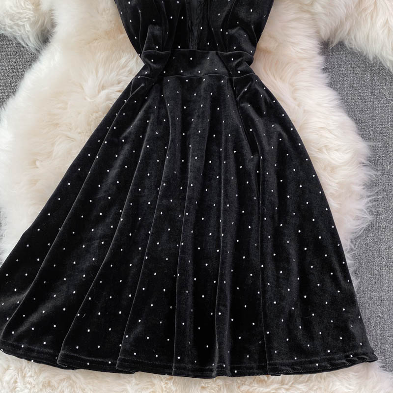Sexy V Neck Short A Line Dress Fashion Dress RF0216