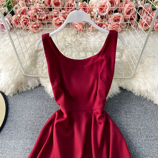 Simple A Line Short Dress Fashion Dress RF0209