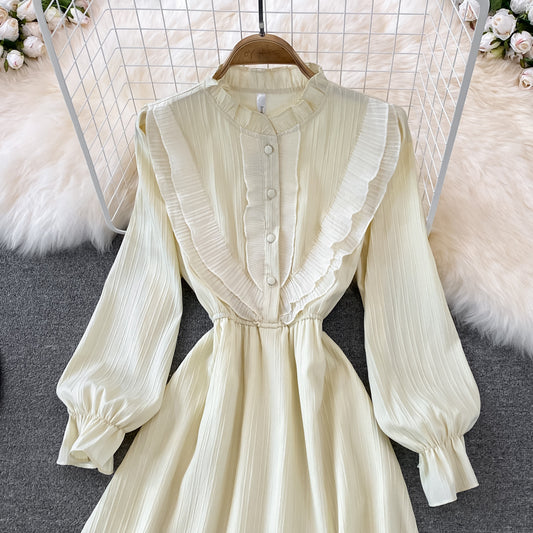 Sweet A Line Chiffon Short Dress Fashion Dress RF0159