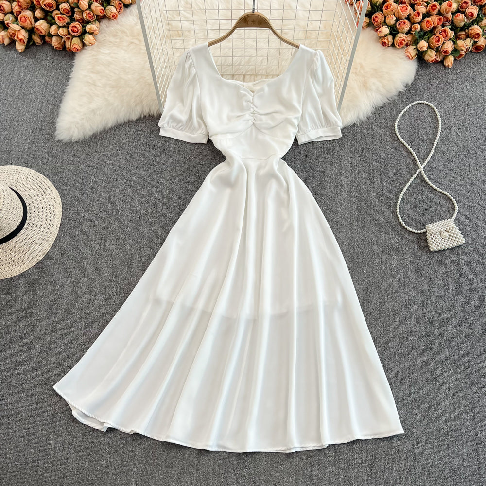 Cute Bow A Line Short Dress Fashion Dress RF0123