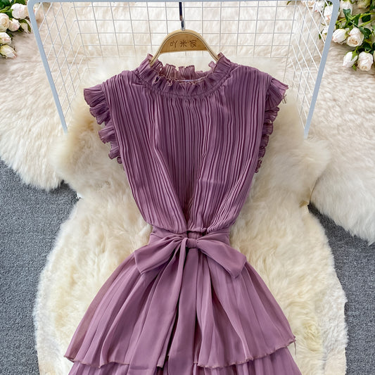 Simple Chiffon Short A Line Dress Fashion Dress RF0081