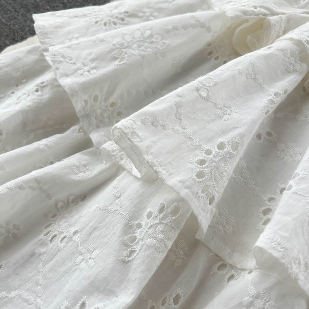 White A Line Short Dress Fashion Girl Dress RF0067