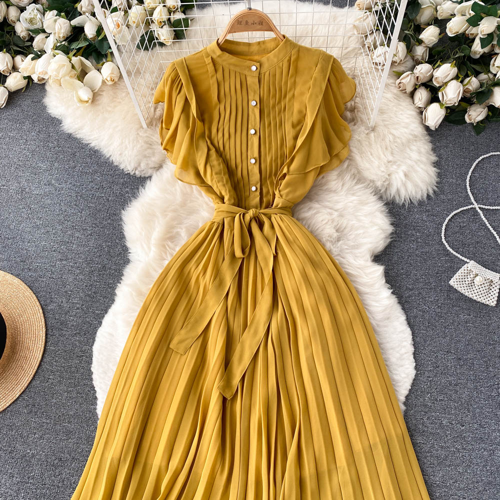 Elegant Chiffon A-line Dress Fashion Dress RF0032