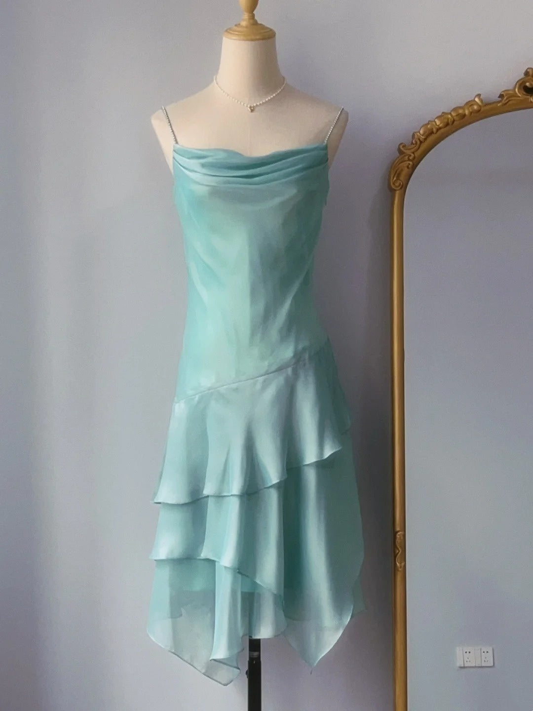 Vintage Sheath Spaghetti Strap 9th Grade Senior Inspo Birthday 18th Party Outfits Homecoming Dresses RB3221