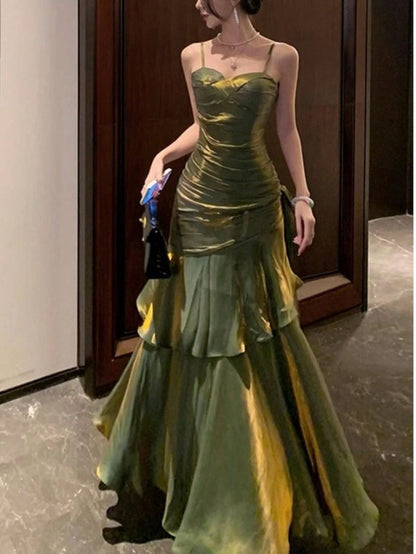 Simple Mermaid Sweetheart Burgundy Prom Dress, Burgundy Party Dress AB954