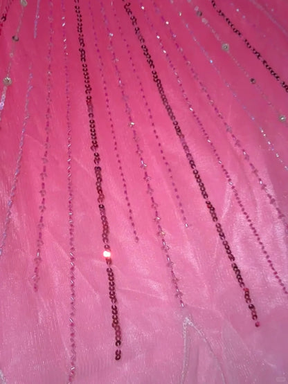 Sophisticated Mermaid Halter Gradient Colors Hot Pink With Beaded School Dances Prom Dresses 8th Grade Formal Outfits RB8465