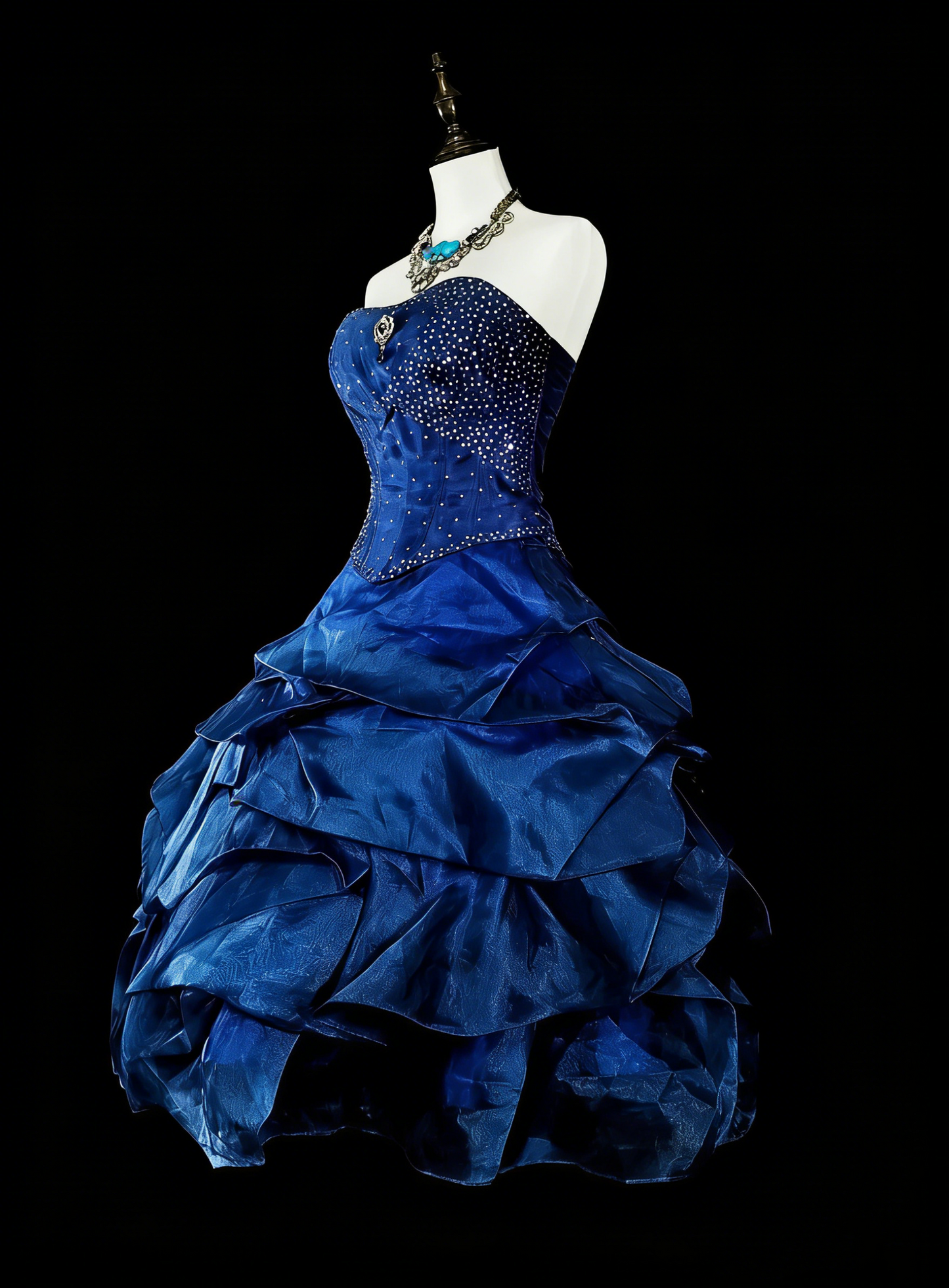 Unique Ball Gown Sweetheart Navy Blue Inspo Vintage Fashion 2000s Hoco Short Inspo Homecoming Dresses N2015