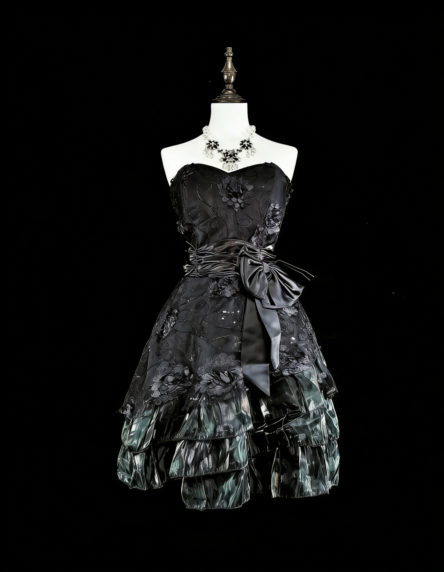 Ball Gown Sweetheart Black Little Short Mini Party Dress Homecoming Dresses N2155
