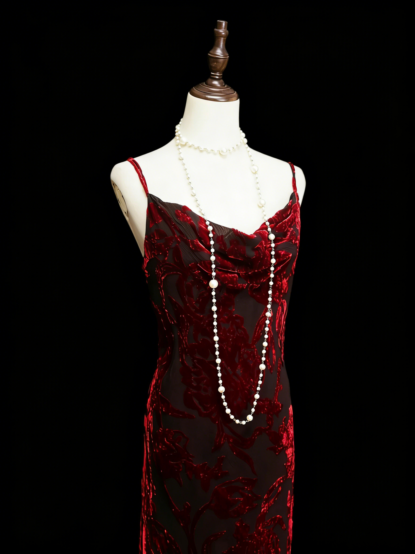 Vintage Fashion Night Aesthetic Mermaid Spaghetti Straps 80s 70s 90s Burgundy Velvet College Formal Outfit Long Prom Graduation Dresses N1146