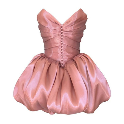 Aesthetic Hoco Photo Ideas Ball Gown Sweetheart Pink Short Homecoming Dresses Party Cocktail Hoco Outfits RB8904