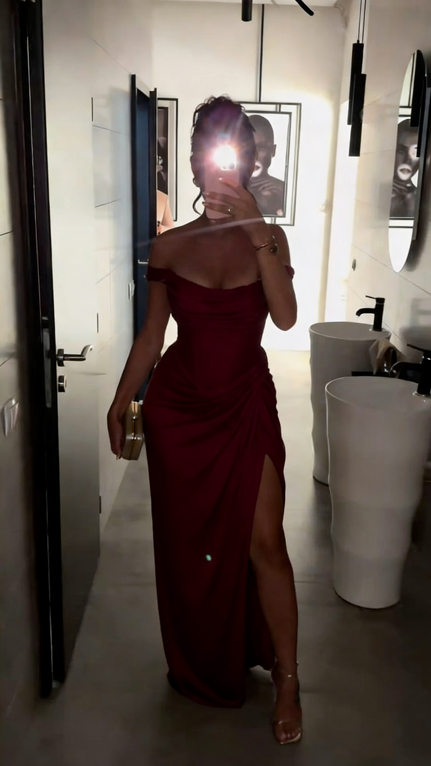 Sexy Mermaid Off The Shoulder Gold Sequin With Split Beaded Prom Dresses Long Evening Formal Gown Wedding Party Gowns N364