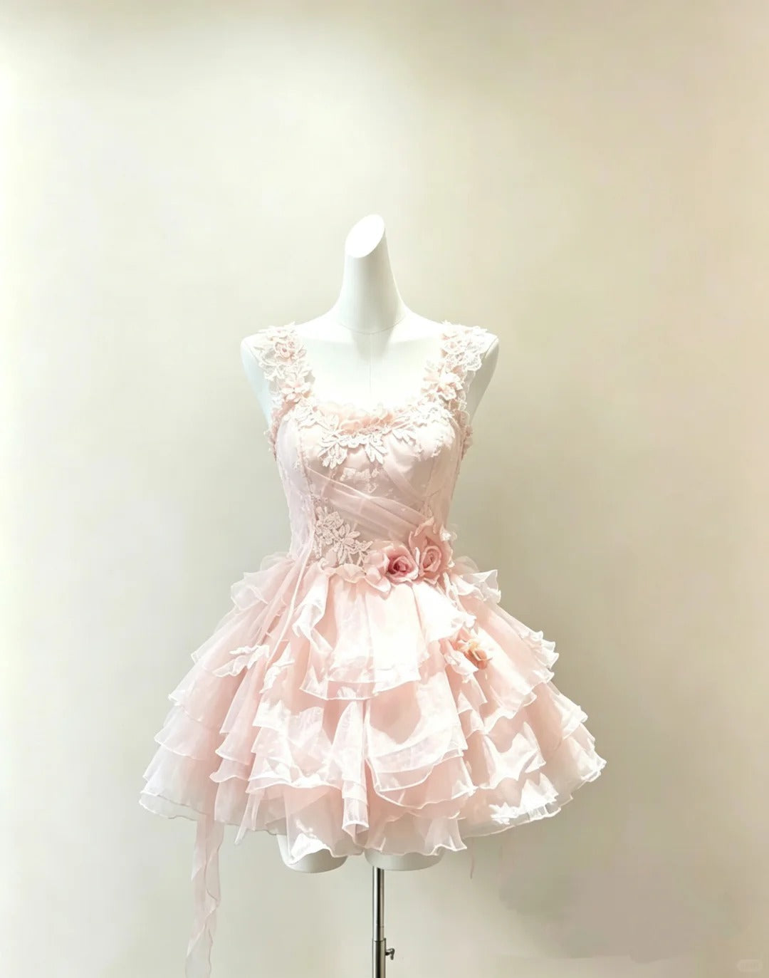 Elegant Ball Gown Square Neck Pink Mini Short Cocktail Dress Homecoming Dresses Ideas Hoco Outfits RB4834