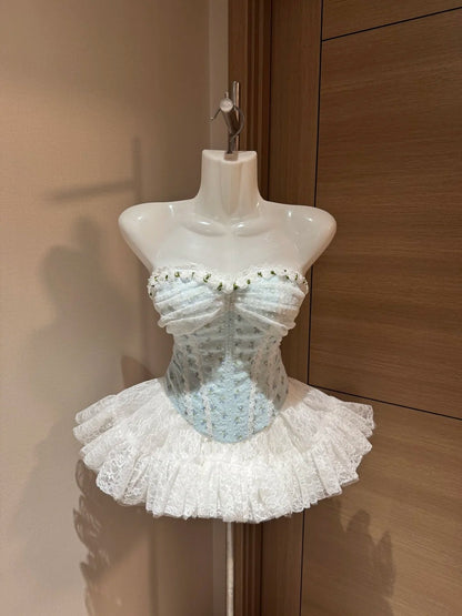 Cute Ball Gown Sweetheart Lace Night In Rio Senior Inspo Birthday Hoco Outfits Ideas Homecoming Dresses RB4028