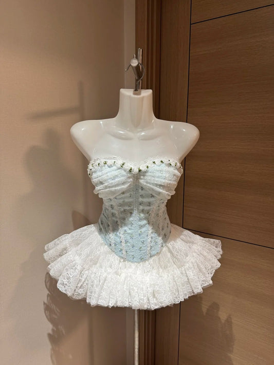 Cute Ball Gown Sweetheart Lace Night In Rio Senior Inspo Birthday Hoco Outfits Ideas Homecoming Dresses RB4028