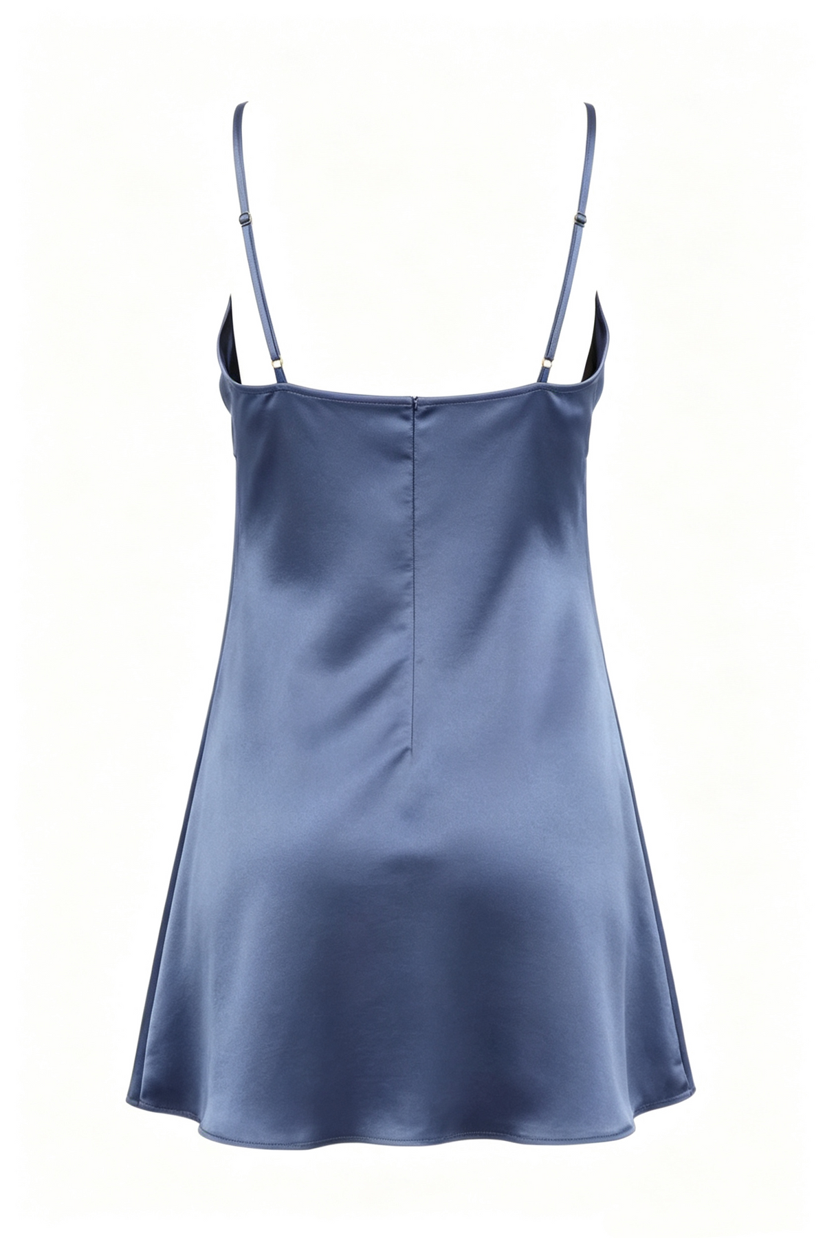 Lovely A line Spaghetti Strap Dusty Blue Short Party Dresses Homecoming Dress Cocktail Dress RB8356