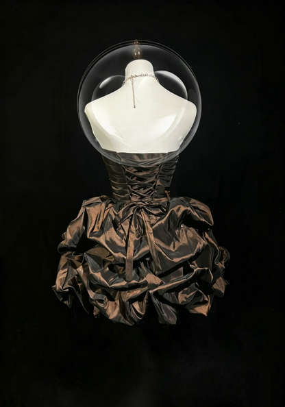 Glam Ball Gown Sweetheart Chocolate Party Dress 16th Birthday Gown Homecoming Dresses N3809