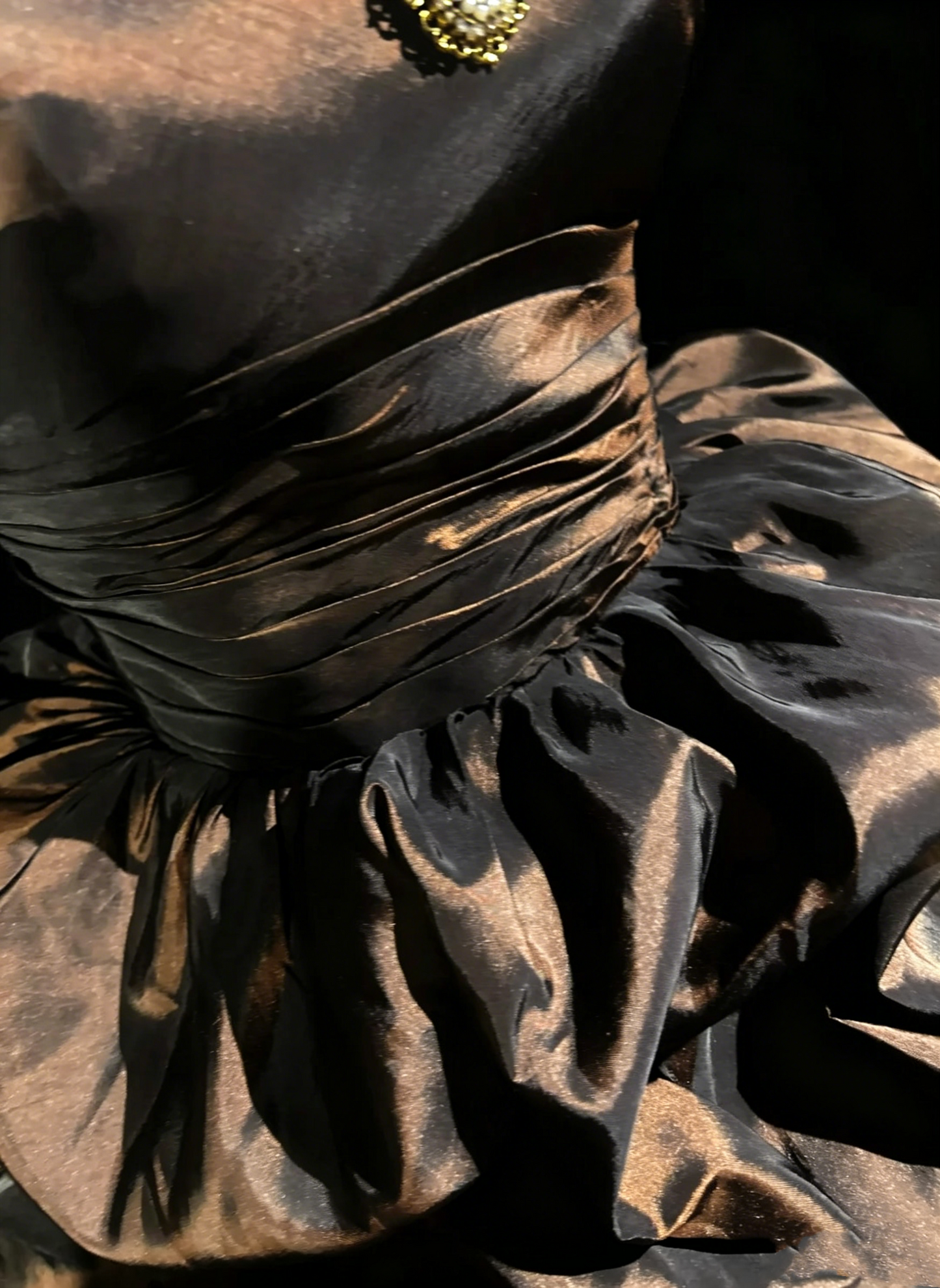 Glam Ball Gown Sweetheart Chocolate Party Dress 16th Birthday Gown Homecoming Dresses N3809