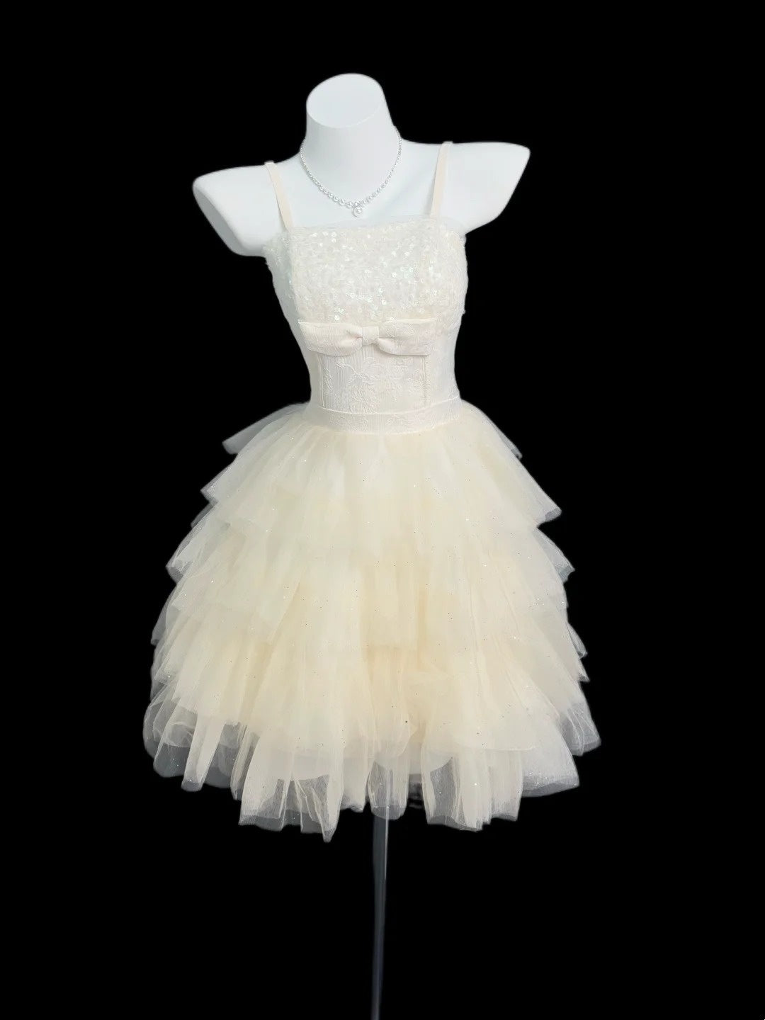 Cute Ball Gown Straps Ivory Tulle High School Ideas Homecoming Dress Inspo Birthday Dresses Senior Graduation Outfits RB7219