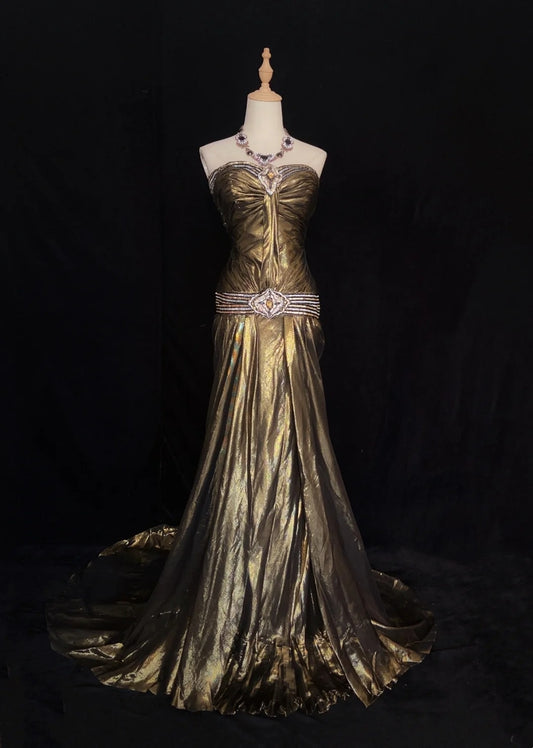 Modest Prom Dresses Inspo Mermaid Sweetheart Ruffled 80s Long Formal Gowns N3400