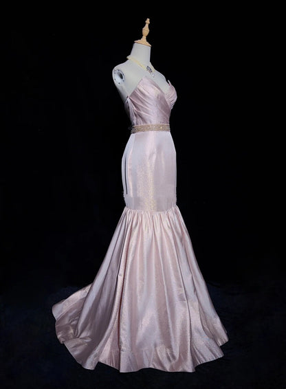 Beautiful Prom Dresses Mermaid Sweetheart Pink With Ruffled Long Evening Outfits N3346