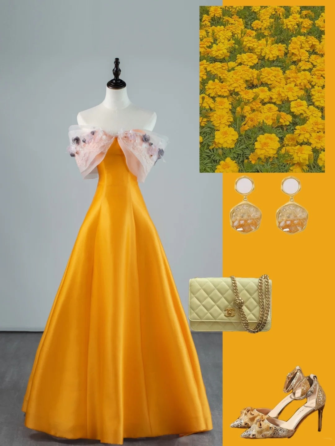 Modest A line Off The Shoulder Orange Appliqued Lace Satin Long Prom Dresses Night Formal Dresses N682