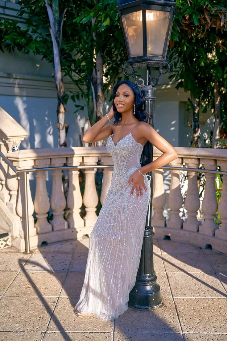 Classy Mermaid Sweetheart Sequin For Black Girls People Long Prom Dresses Formal Dress 20th Birthday Outfits N134
