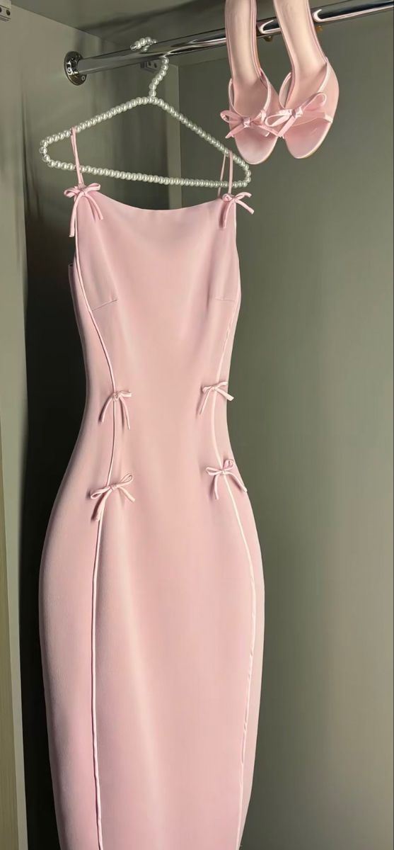 Simple Sheath Spaghetti Strap Pink Long Prom Dresses Formal Dress 20th Birthday Outfits N130
