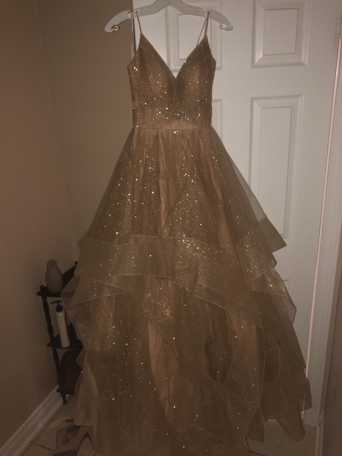 Prom Dress Elegant Ball Gown Spaghetti Straps Floor Length Formal Evening Gown for Women Graduation Party RB9478