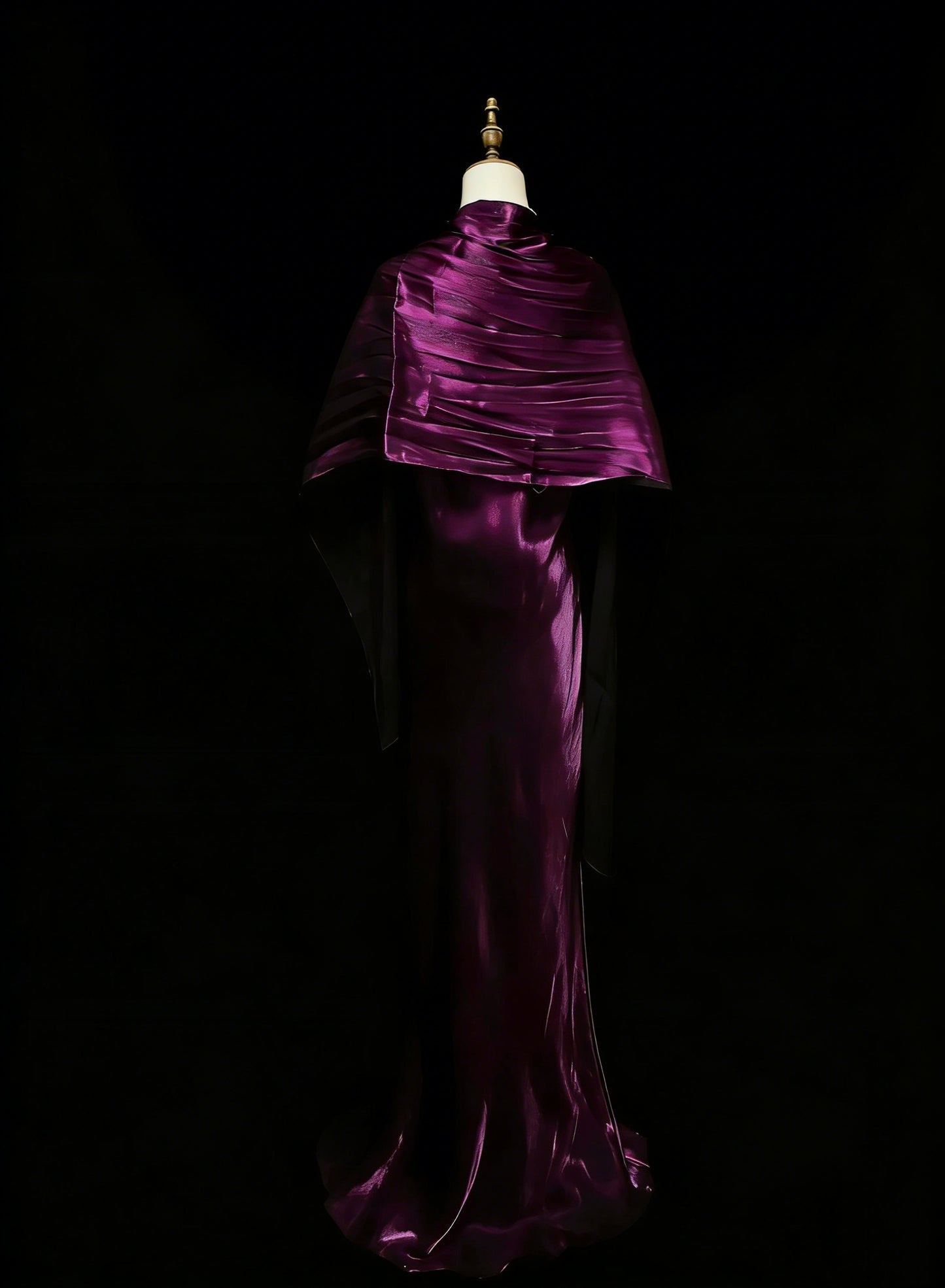 Vintage Prom Dresses Aesthetic 1960s Retro Mermaid Spaghetti Straps Purple Long Party Dress N2130