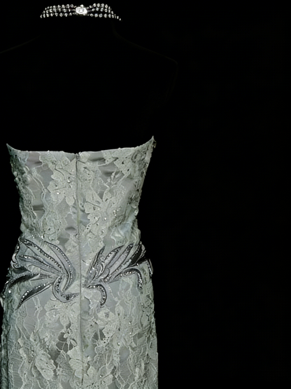 Retro Sheath Sweetheart Lace Hoco Gowns Short 18th Birthday Dress Homecoming Dresses N1258