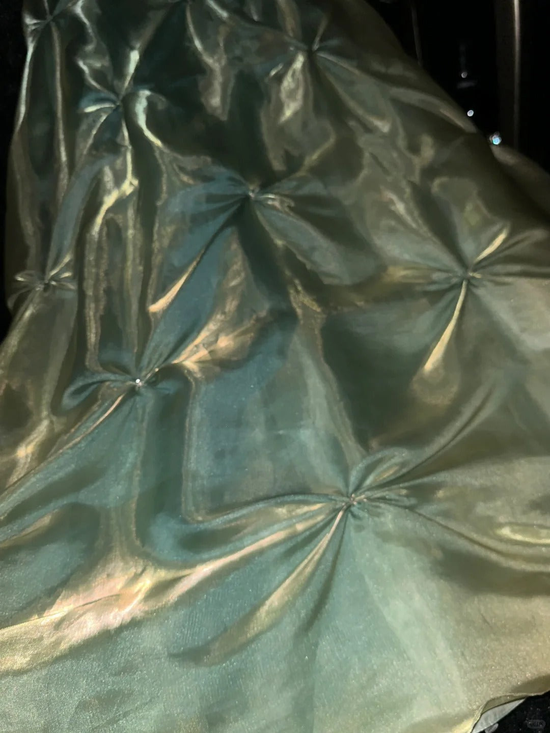 Elegant Ball Gown Strapless Blue Organza With Beading Long Prom Dresses Formal Outfits Evening Night Dress RB8259