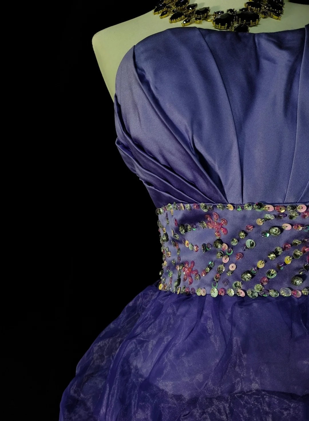 Unique Ball Gown Strapless Royal Blue Tulle Inspo 2000s Hoco Gowns Short Inspo Homecoming Dresses N1357