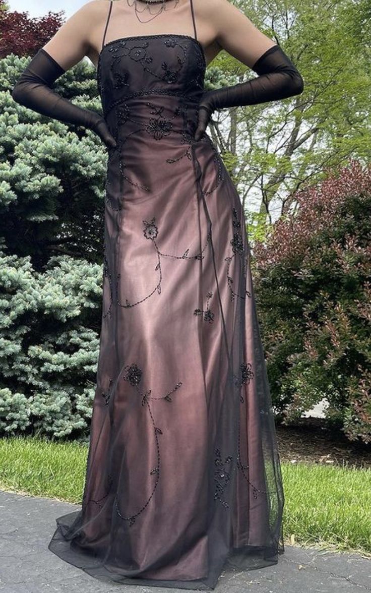 Blue/Grey Delicate Beaded Long Tulle Elegant A line Evening Dress Formal Birthday Party Dress Prom Dresses N1697