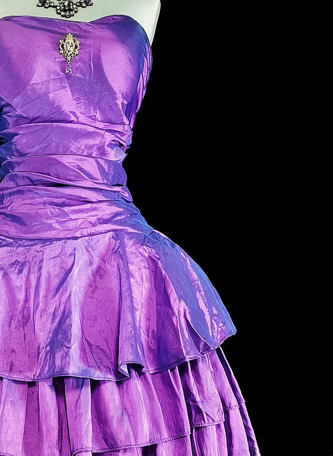 Cute Ball Gown Strapless Purple Taffeta Short Mini Homecoming Dresses N2379