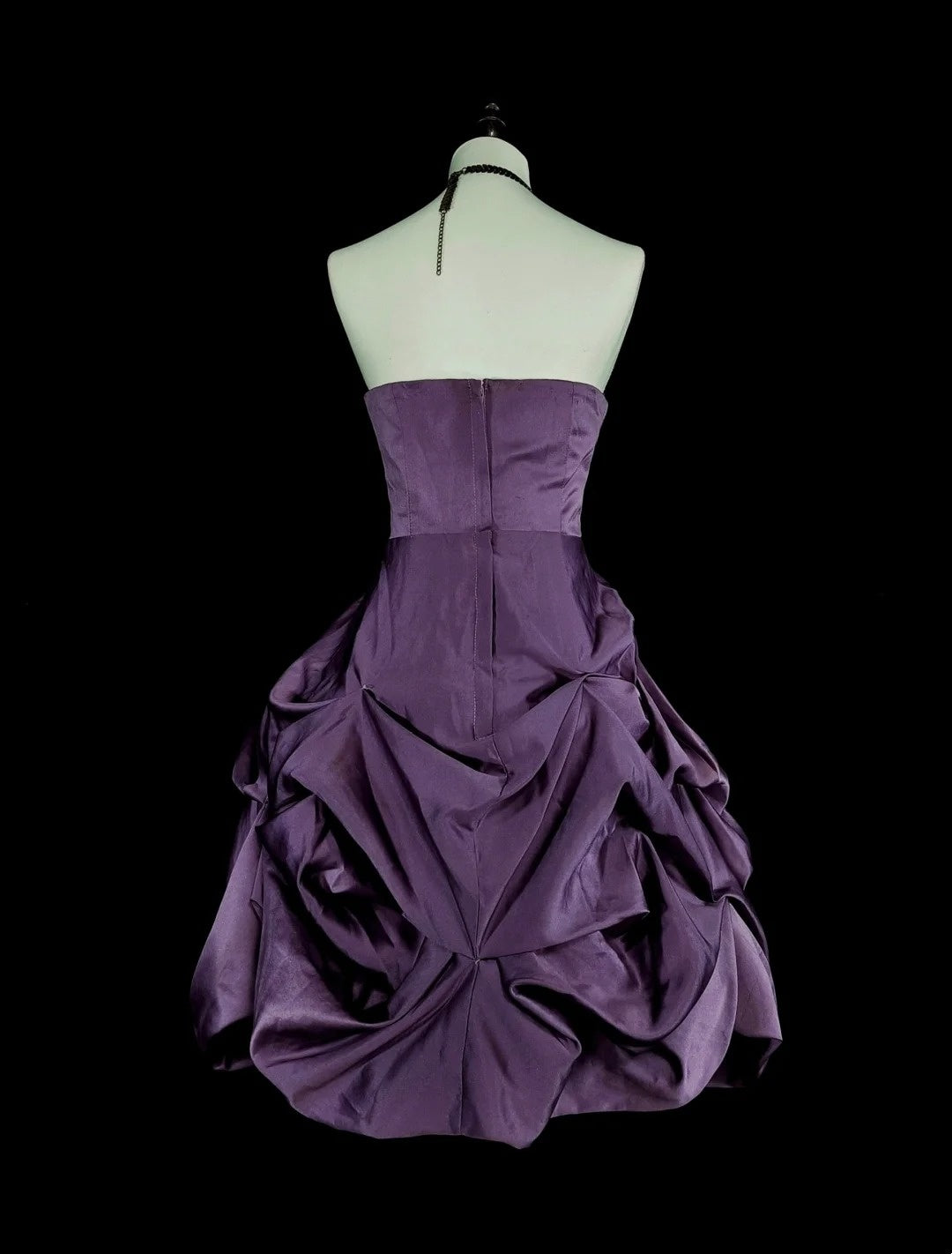 Unique Ball Gown Sweetheart Purple Satin Inspo 2000s Hoco Gowns Short Inspo Homecoming Dresses N1746